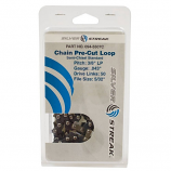 Replacement Chain Loop Clamshell 50 DL 3/8" LP, .043, S-Chisel Standard