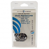 Replacement Chain Loop Clamshell 74 DL .325", .063, S-Chisel Standard