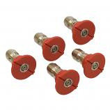 Replacement Quick Coupler Nozzle Set 0 Degree, Size 5, Red