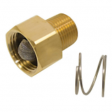 Replacement Garden Hose Adapter 3/4"F x M, 1/2"m Nipple