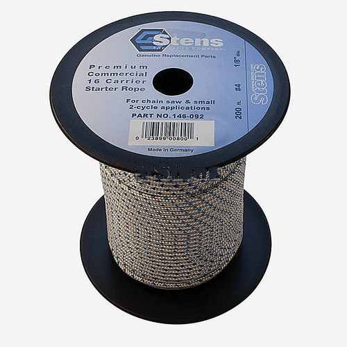 Replacement 200' Solid Braid Starter Rope #4 Solid Braid