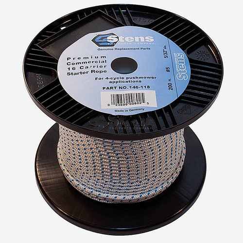 Replacement 200' Solid Braid Starter Rope #5 Solid Braid