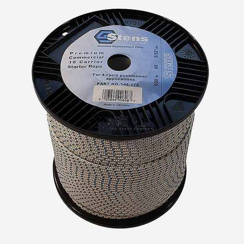 Replacement 500' Solid Braid Starter Rope #5 Solid Braid