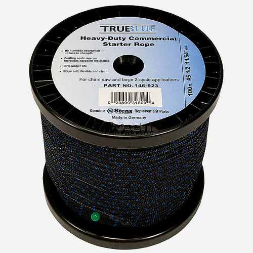 Replacement 100' Starter Rope #5 1/2 Solid Braid
