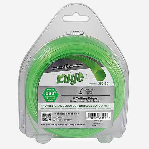 Replacement Edge Trimmer Line .080 50' Clam Shell