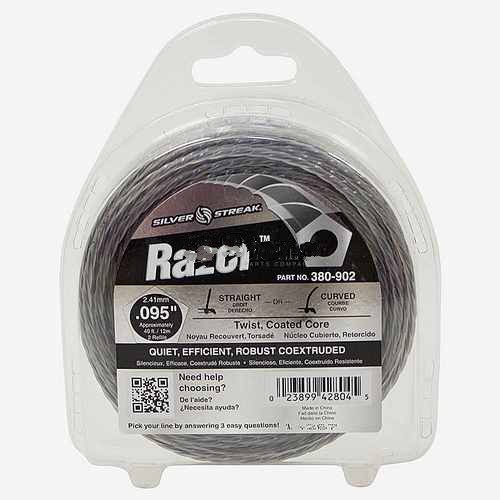 Replacement Razor Trimmer Line .095 40' Clam Shell