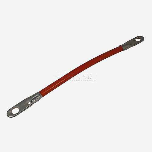 Replacement Battery Cable Assembly Red 8" Length