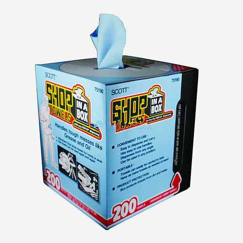 Replacement Shop Towels 200 Count Box