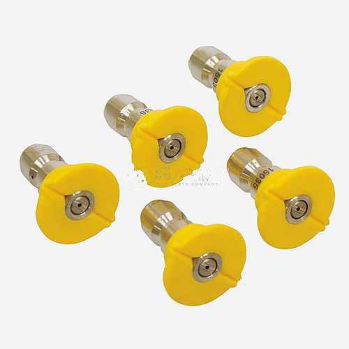Replacement Quick Coupler Nozzle Set 15 Degree, Size 5.0, Yellow Replacement Quick Coupler Nozzle Set 15 Degree, Size 5.0, Yellow